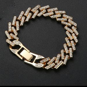 Bling cuban link chain bracelet
